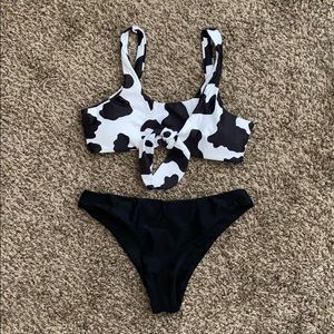 Cow Pattern Swimsuit